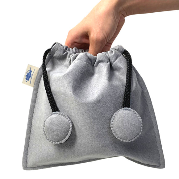 Ultrasuede Drawstring Bags